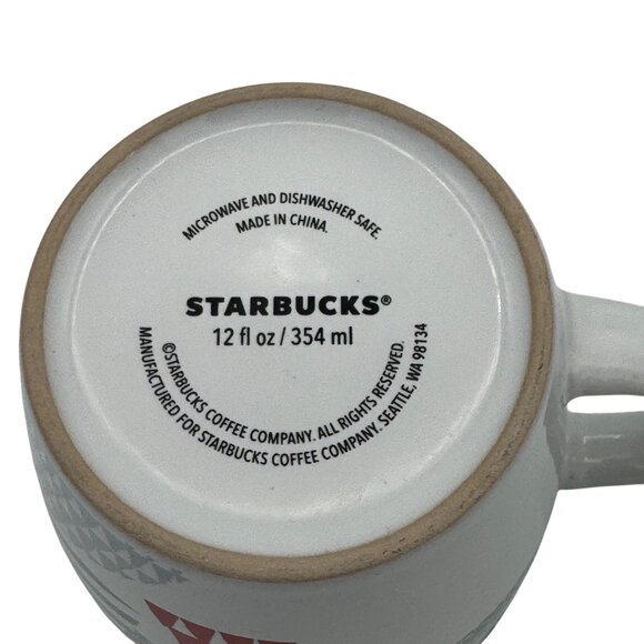 Starbucks Holiday Penguin Mug 12 Fl Oz Ceramic Winter Design - Picture 4 of 4